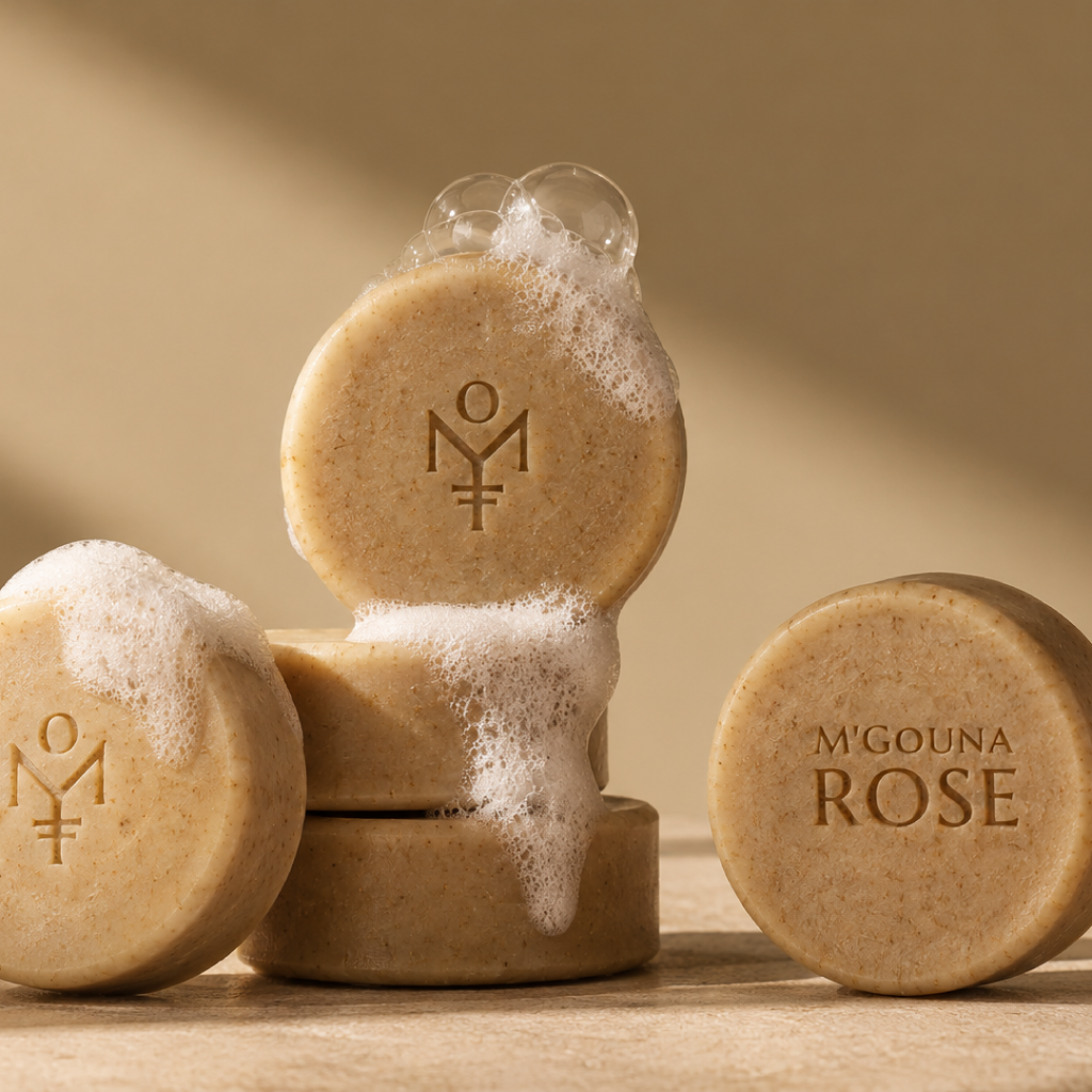 Savon à la rose du Maroc, savon artisanal naturel à la rose